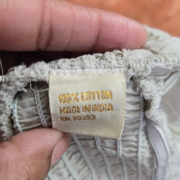 NWT Rebellion Again Womens Crochet Blouse Size Small Boho Peasant Ruffle Hippie - Picture 7 of 12